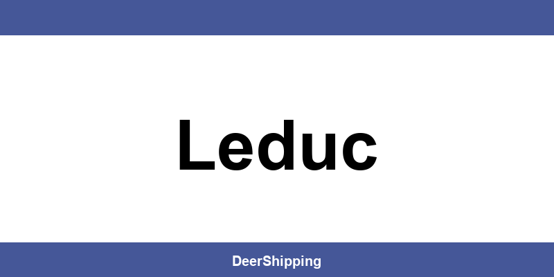 Contact Canpar Express locations in Leduc