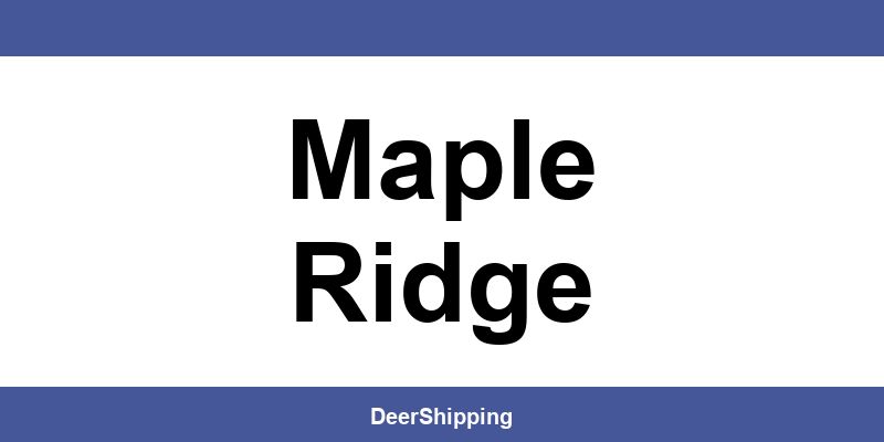 Contact Canpar Express locations in Maple Ridge