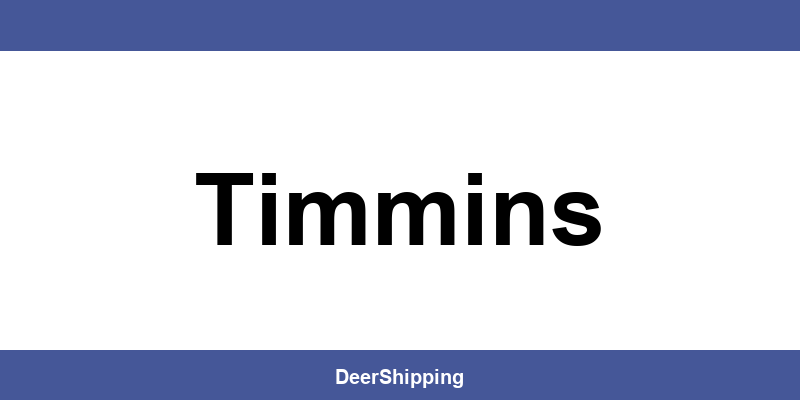 Contact Canpar Express locations in Timmins